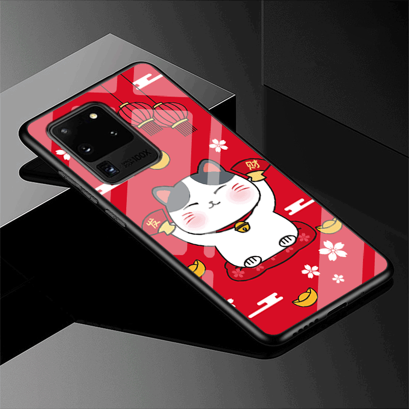 Kuori Samsung Galaxy S20 Ultra Pehmeä Neste Lasi Tide-brändi, Kotelo Samsung Galaxy S20 Ultra Suojaus Rikkaus Persoonallisuus