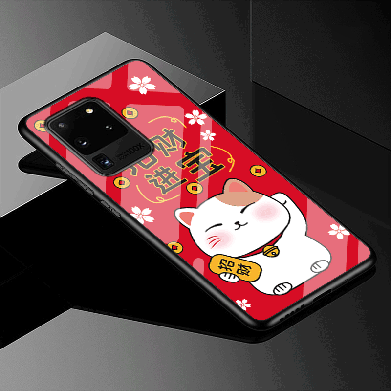 Kuori Samsung Galaxy S20 Ultra Pehmeä Neste Lasi Tide-brändi, Kotelo Samsung Galaxy S20 Ultra Suojaus Rikkaus Persoonallisuus