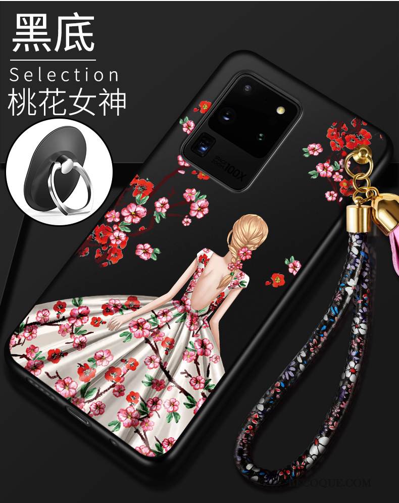 Kuori Samsung Galaxy S20 Ultra Pehmeä Neste Punainen Puhelimen Kuoret, Kotelo Samsung Galaxy S20 Ultra Luova Uusi Murtumaton