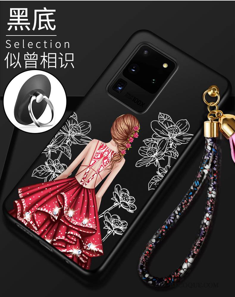 Kuori Samsung Galaxy S20 Ultra Pehmeä Neste Punainen Puhelimen Kuoret, Kotelo Samsung Galaxy S20 Ultra Luova Uusi Murtumaton