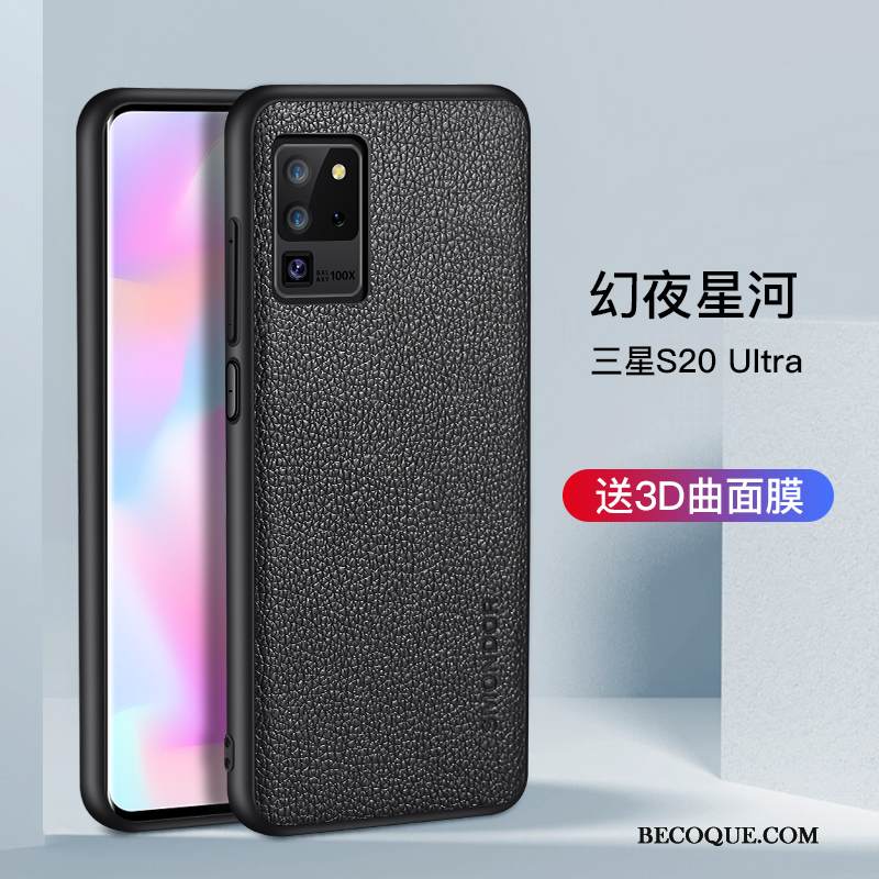 Kuori Samsung Galaxy S20 Ultra Silikoni Musta Murtumaton, Kotelo Samsung Galaxy S20 Ultra Luova Net Red Puhelimen Kuoret