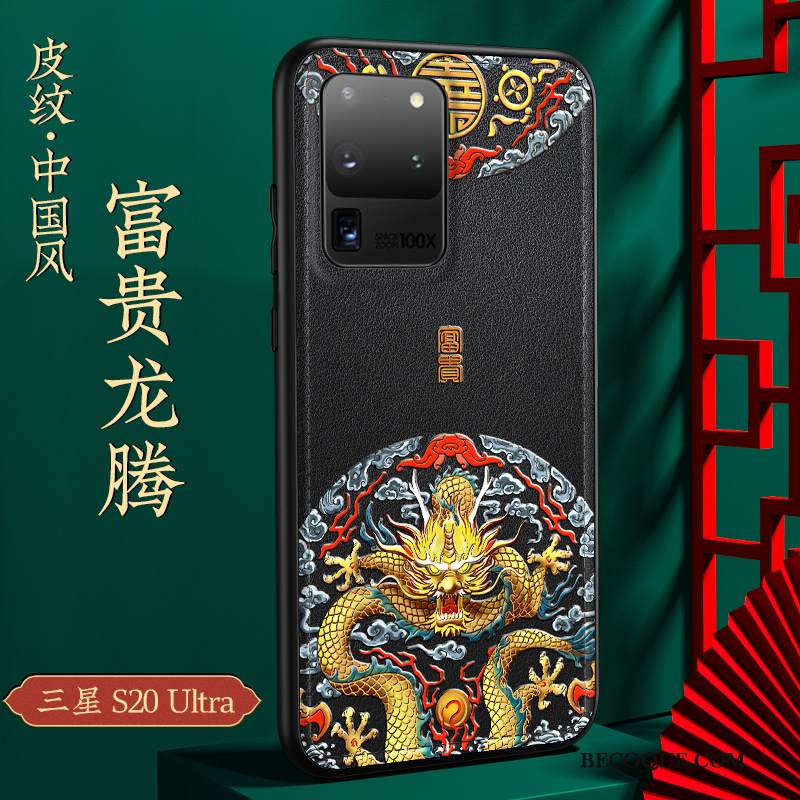 Kuori Samsung Galaxy S20 Ultra Silikoni Ohut Kiinalainen Tyyli, Kotelo Samsung Galaxy S20 Ultra Ylellisyys Ultra Pesty Suede