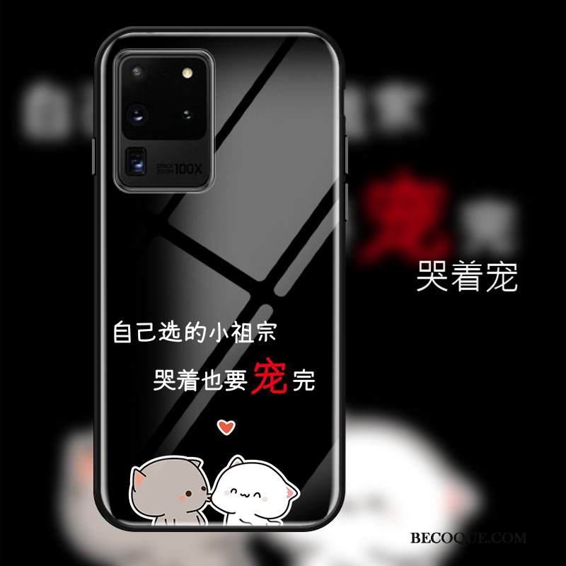 Kuori Samsung Galaxy S20 Ultra Tila Rakastunut Peili, Kotelo Samsung Galaxy S20 Ultra Sarjakuva Puhelimen Kuoret Ihana