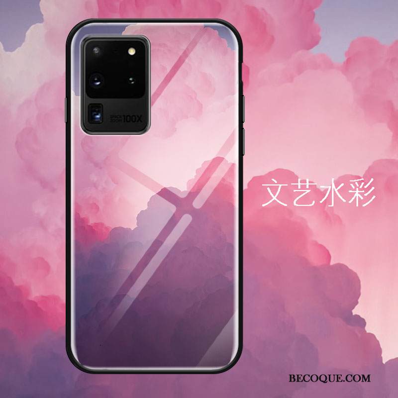 Kuori Samsung Galaxy S20 Ultra Tila Trendi Jauhe, Kotelo Samsung Galaxy S20 Ultra Suojaus Puhelimen Kuoret Tähtitaivas