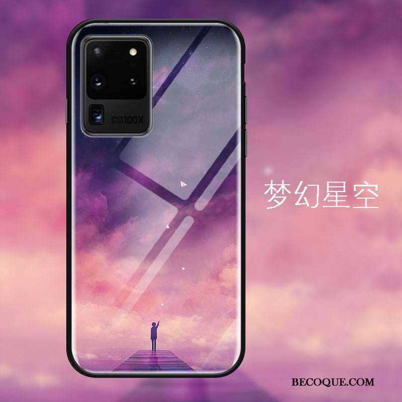 Kuori Samsung Galaxy S20 Ultra Tila Trendi Jauhe, Kotelo Samsung Galaxy S20 Ultra Suojaus Puhelimen Kuoret Tähtitaivas