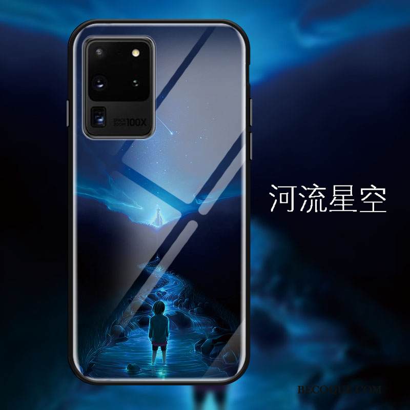 Kuori Samsung Galaxy S20 Ultra Tila Trendi Jauhe, Kotelo Samsung Galaxy S20 Ultra Suojaus Puhelimen Kuoret Tähtitaivas