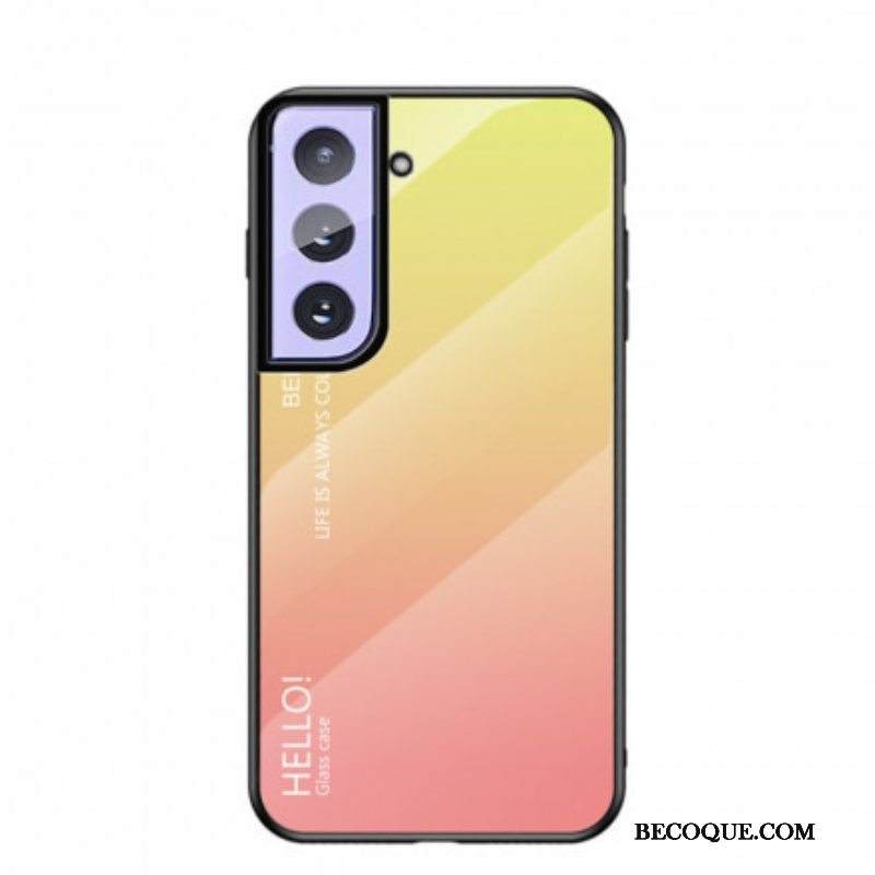 Kuori Samsung Galaxy S21 5G Karkaistu Lasi Hello
