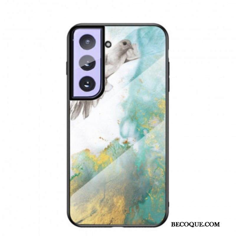 Kuori Samsung Galaxy S21 5G Marmorivärit Karkaistu Lasi