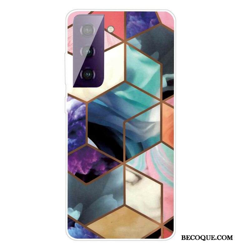 Kuori Samsung Galaxy S21 FE Decline Geometric Marble