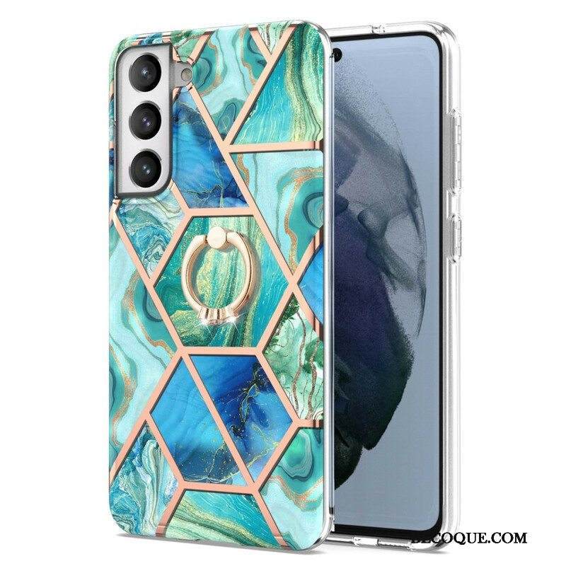 Kuori Samsung Galaxy S21 FE Geometrinen Marmori Rengastuella