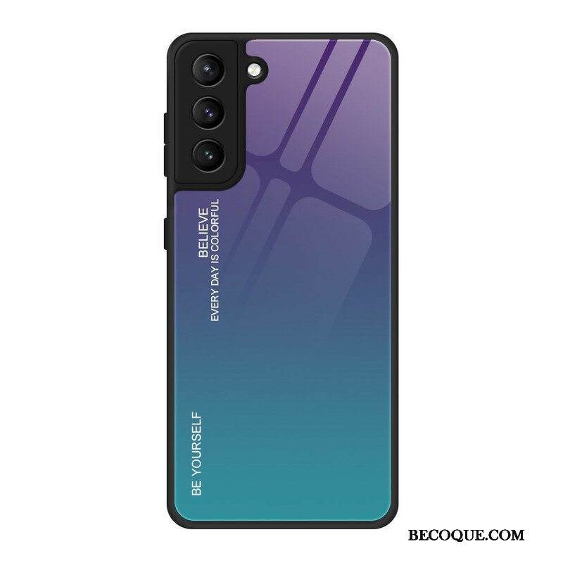 Kuori Samsung Galaxy S21 FE Karkaistu Lasi Ole Oma Itsesi