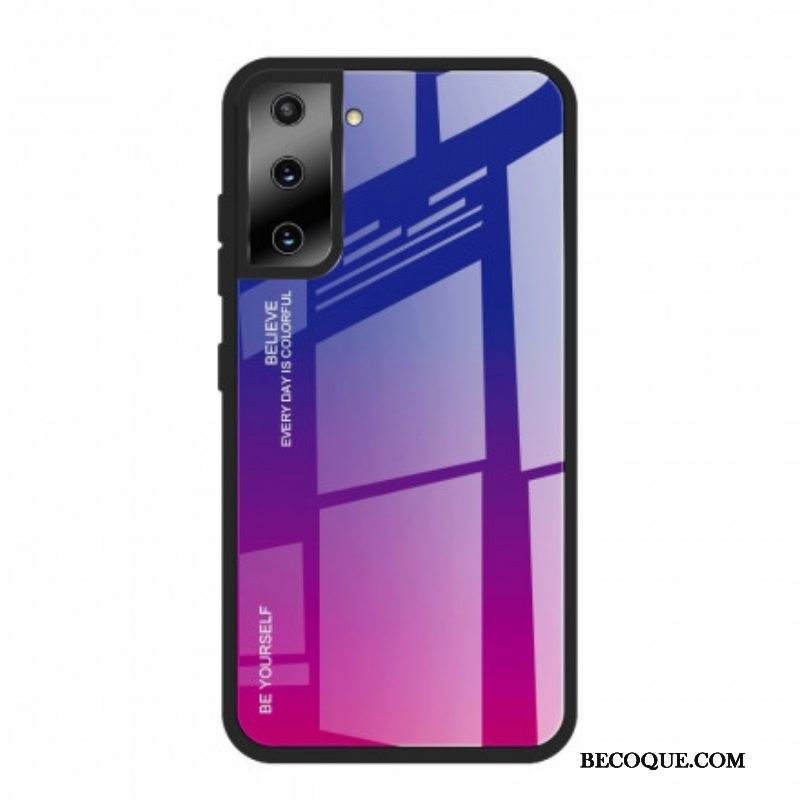 Kuori Samsung Galaxy S21 Plus 5G Karkaistu Lasi Ole Oma Itsesi