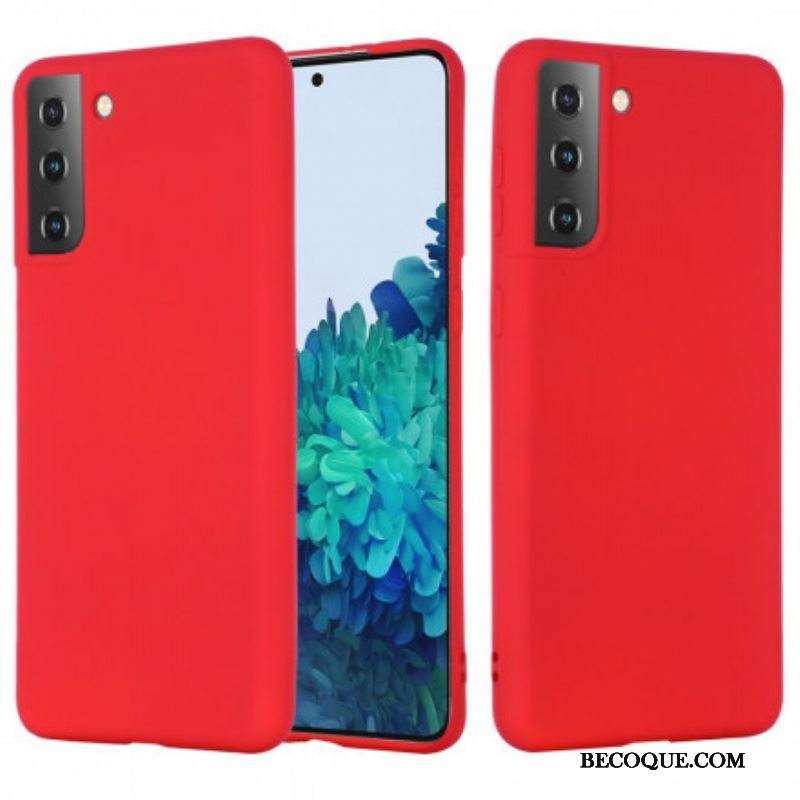 Kuori Samsung Galaxy S21 Plus 5G Nestemäinen Silikonisuunnittelu