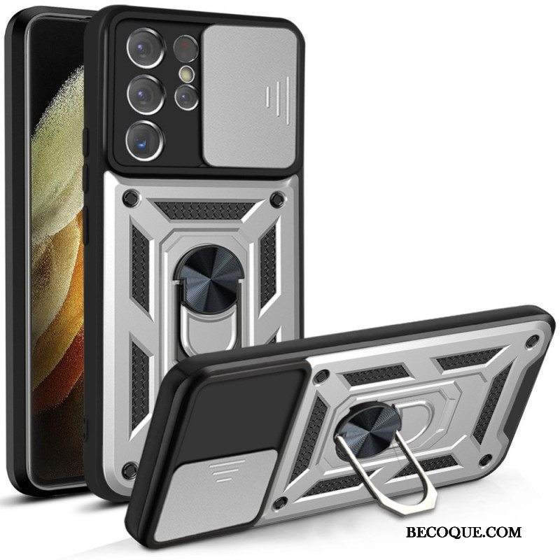 Kuori Samsung Galaxy S21 Ultra 5G Suunniteltu Linssin Pidike Ja Suojat