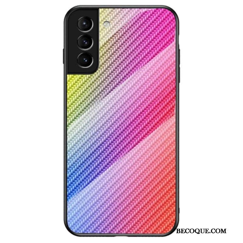 Kuori Samsung Galaxy S22 5G Karkaistua Hiilikuitulasia