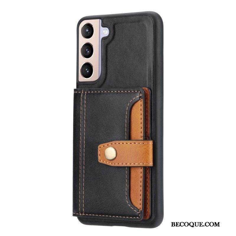 Kuori Samsung Galaxy S22 5G Korttipidikkeen Tukihihna