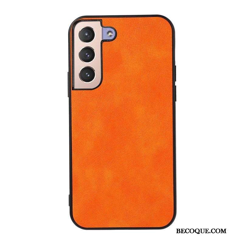 Kuori Samsung Galaxy S22 5G Litsi-nahkaefekti