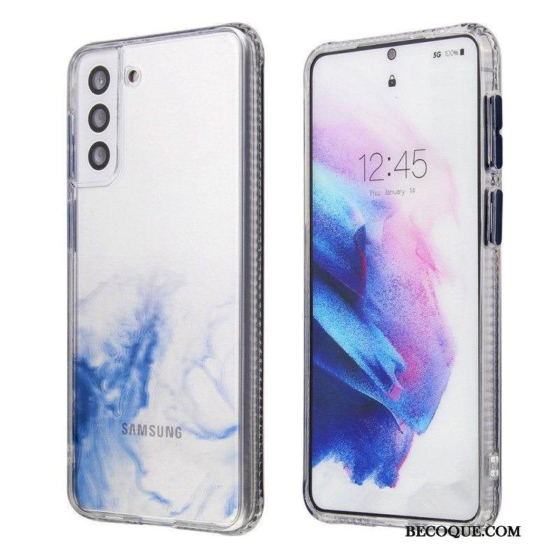 Kuori Samsung Galaxy S22 5G Marble Effect -hybridi