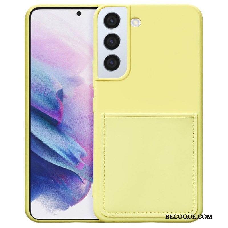 Kuori Samsung Galaxy S22 5G Nestemäinen Silikonikorttikotelo