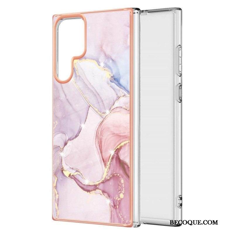 Kuori Samsung Galaxy S22 Ultra 5G Joustava Marmorityyli