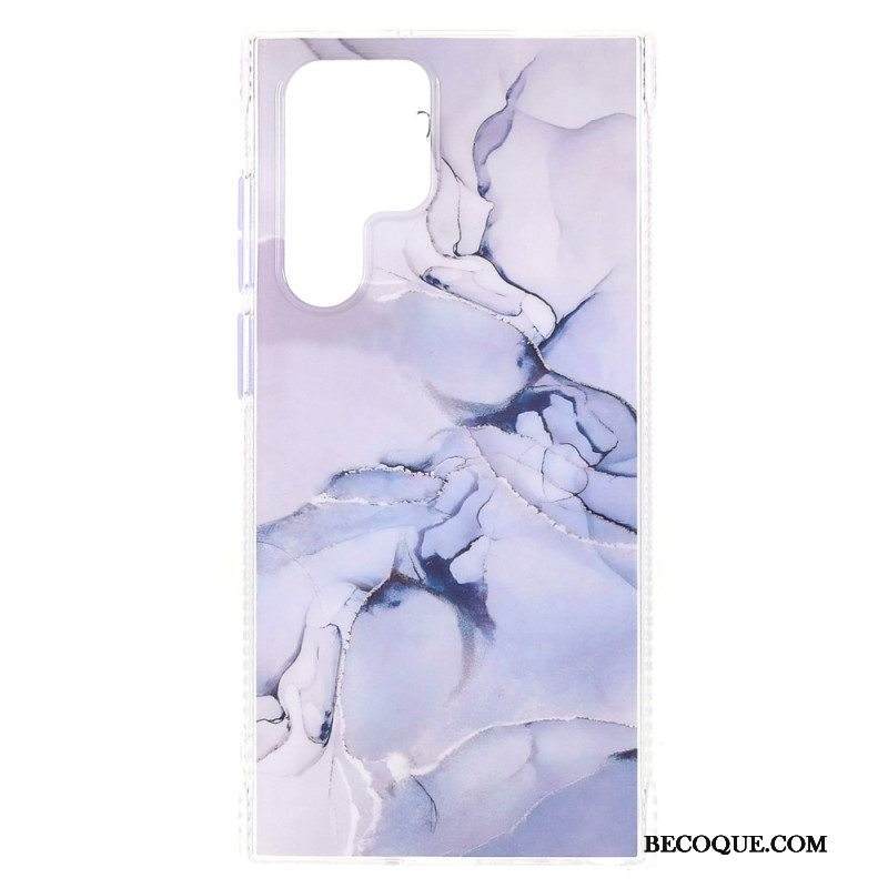 Kuori Samsung Galaxy S22 Ultra 5G Marmoroitu Hybridi