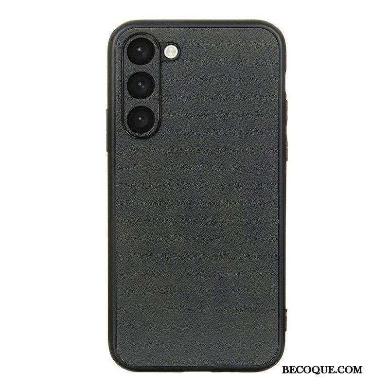 Kuori Samsung Galaxy S23 5G Hienostunut Ilme Nahkaefekti