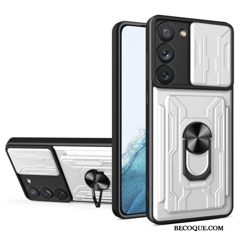 Kuori Samsung Galaxy S23 5G Kameran Kansi Ja Teline