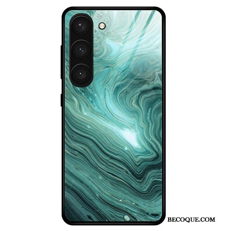 Kuori Samsung Galaxy S23 5G Marmorivärit Karkaistu Lasi