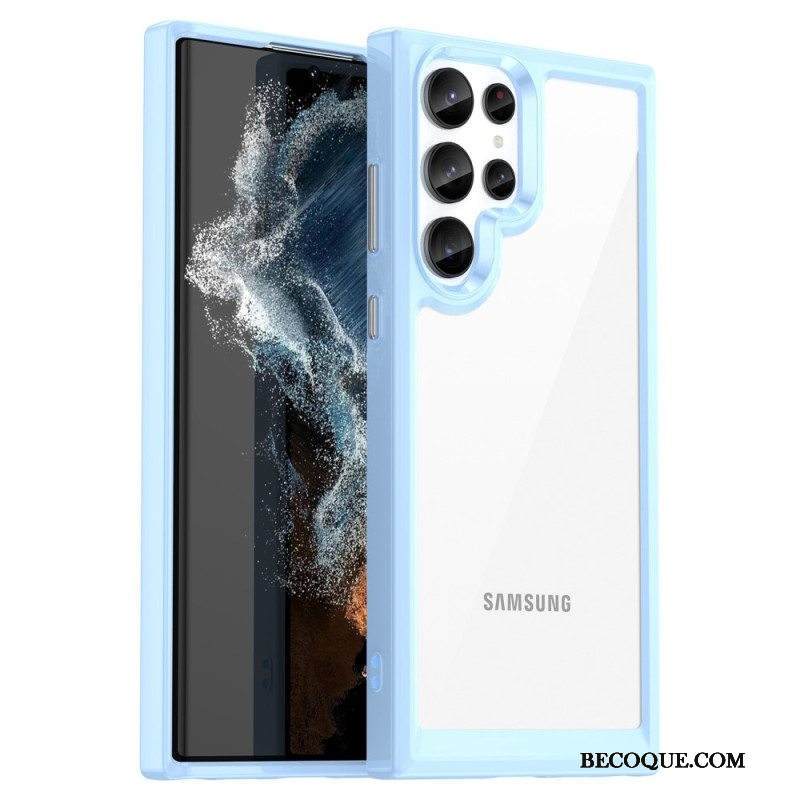 Kuori Samsung Galaxy S23 Ultra 5G Hybridiväriset Reunat