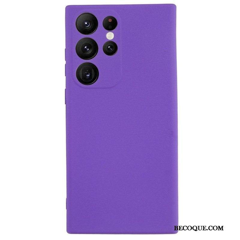 Kuori Samsung Galaxy S23 Ultra 5G Joustava Silikoni Matta