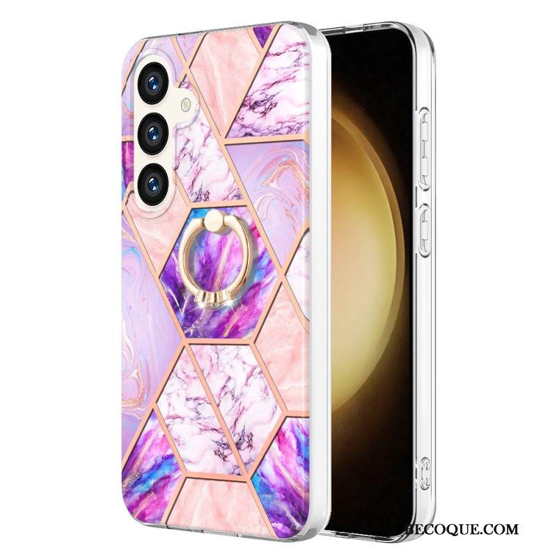 Kuori Samsung Galaxy S24 5g Hylätyllä Marmoritukirenkaalla