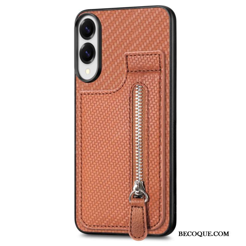 Kuori Samsung Galaxy S25 5g Edge Hiilikuituinen Korttikotelo Ja Kolikkokukkaro