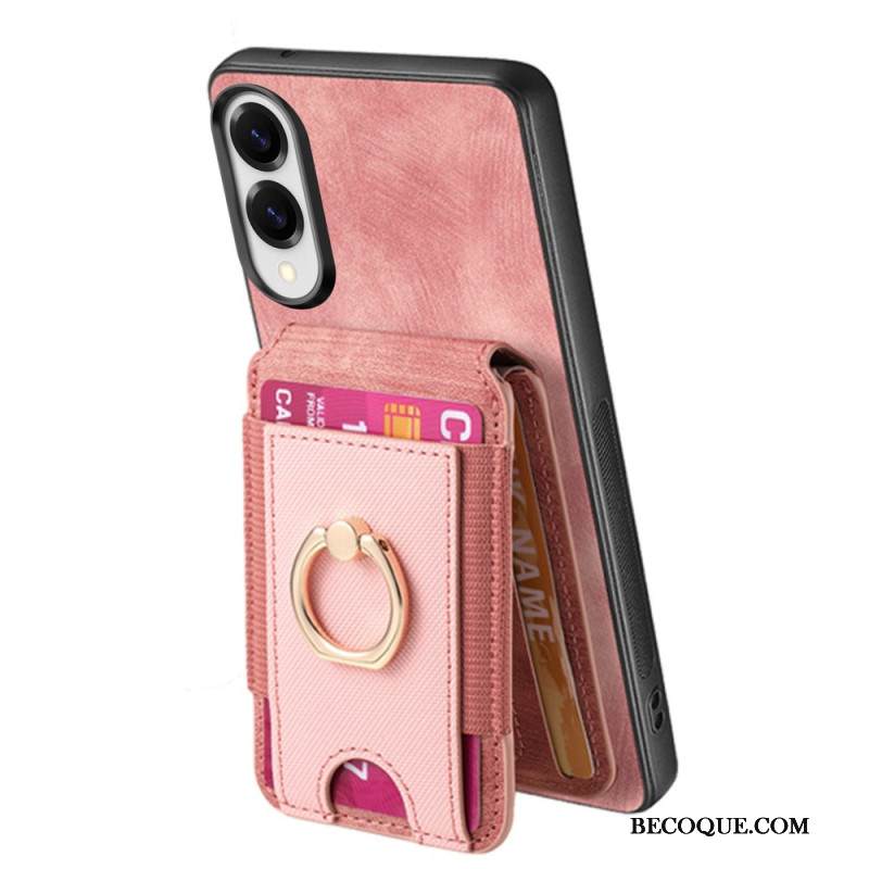 Kuori Samsung Galaxy S25 5g Edge Irrotettava Korttikotelo Ja Jalusta Suojakuori