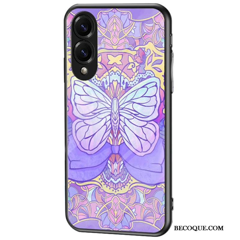 Kuori Samsung Galaxy S25 5g Edge Karkaistusta Lasista Valmistettu Perhonen Suojakuori