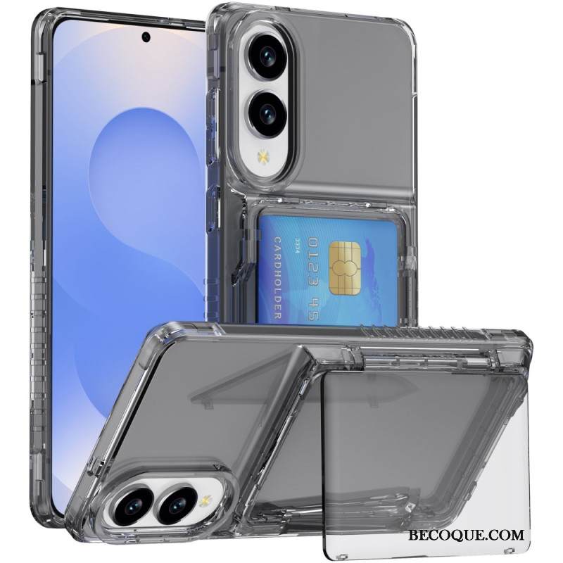 Kuori Samsung Galaxy S25 5g Edge Kirkas Ja Korttikotelo