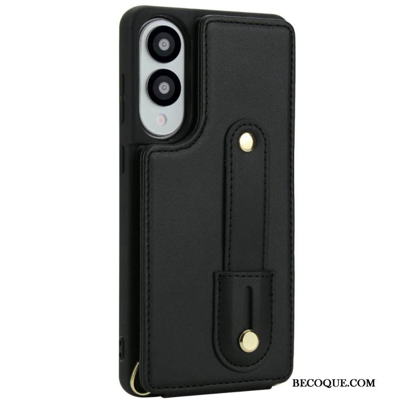 Kuori Samsung Galaxy S25 5g Edge Korttikotelo Hihnalla Ja Olkahihnalla