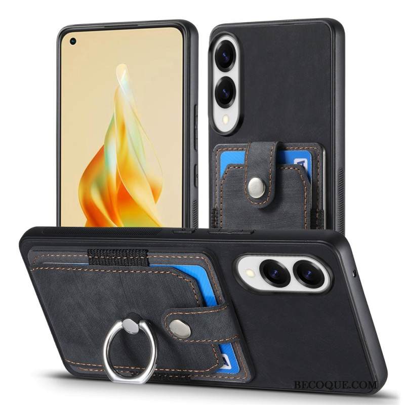 Kuori Samsung Galaxy S25 5g Edge Korttikotelo Ja Sormuskotelo