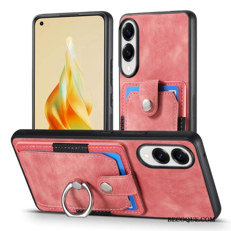 Kuori Samsung Galaxy S25 5g Edge Korttikotelo Ja Sormuskotelo