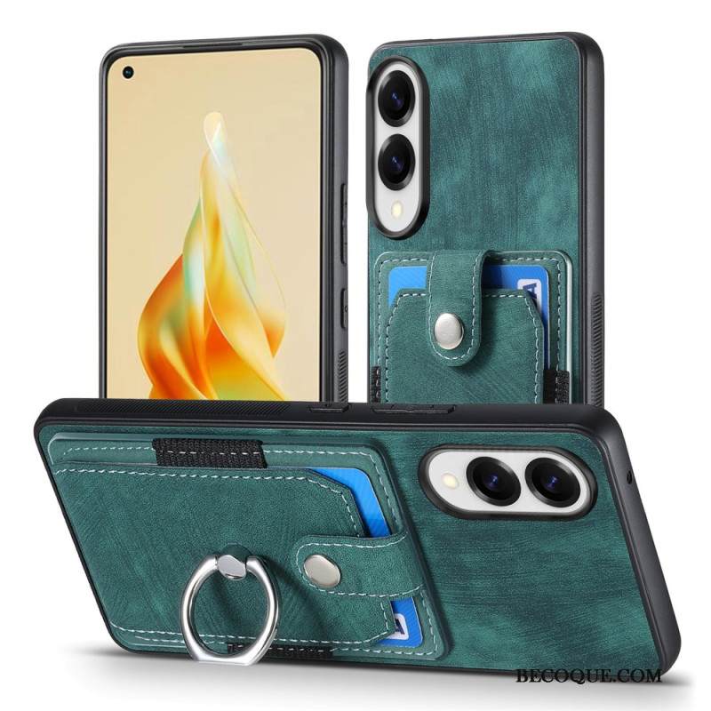 Kuori Samsung Galaxy S25 5g Edge Korttikotelo Ja Sormuskotelo