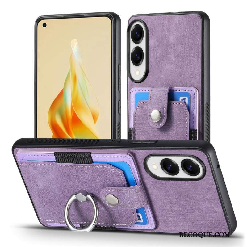 Kuori Samsung Galaxy S25 5g Edge Korttikotelo Ja Sormuskotelo