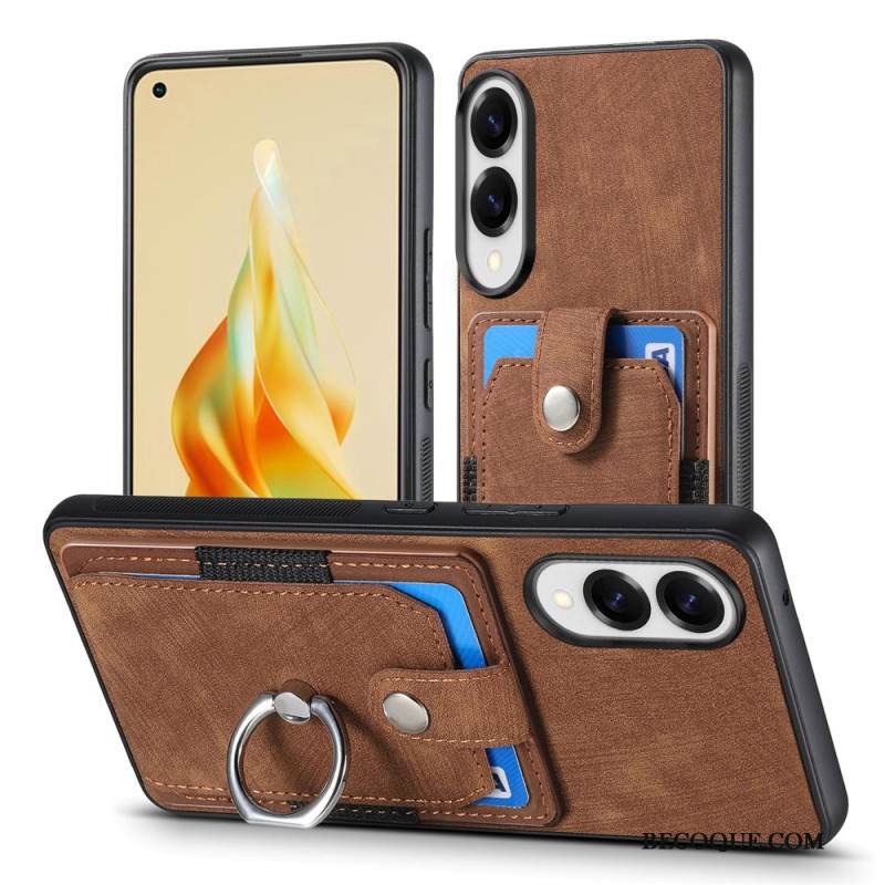 Kuori Samsung Galaxy S25 5g Edge Korttikotelo Ja Sormuskotelo