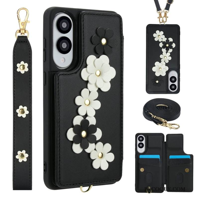 Kuori Samsung Galaxy S25 5g Edge Kukallinen Kaulakorullinen Korttikotelo