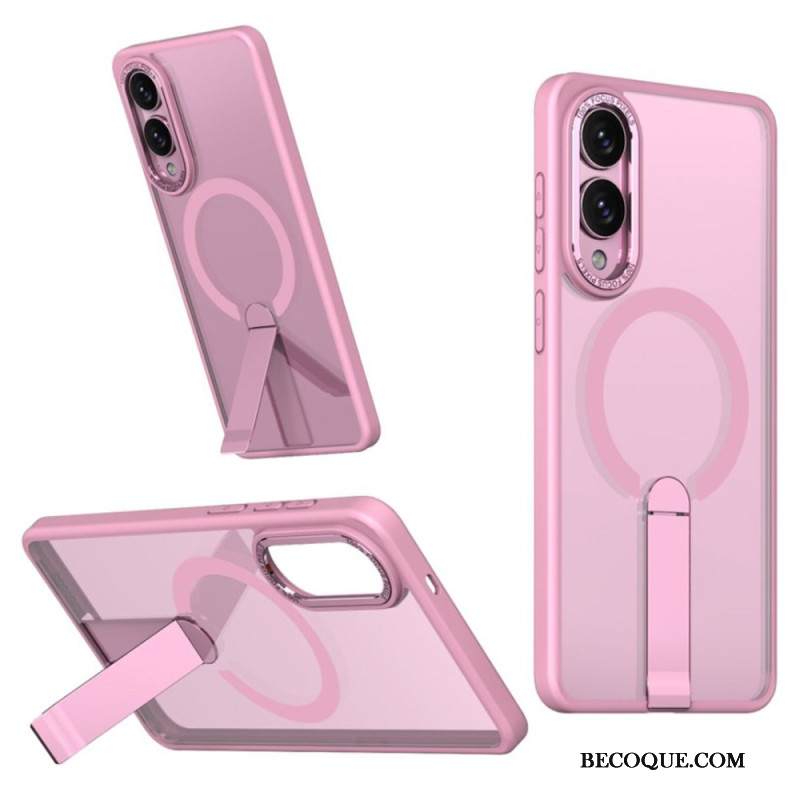 Kuori Samsung Galaxy S25 5g Edge Magsafe-yhteensopiva Integroidulla Jalustalla Suojakuori