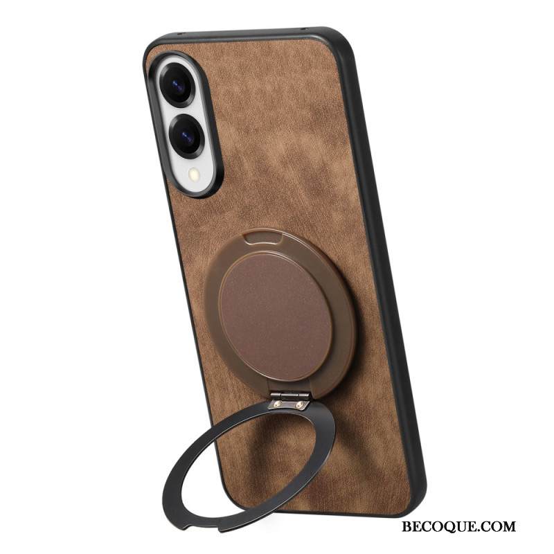 Kuori Samsung Galaxy S25 5g Edge Mokkanahkakuvio Kääntyvällä Jalustalla