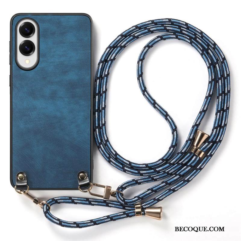 Kuori Samsung Galaxy S25 5g Edge Nahkajäljitelmäinen Johto Vintage-tyylinen Suojakuori