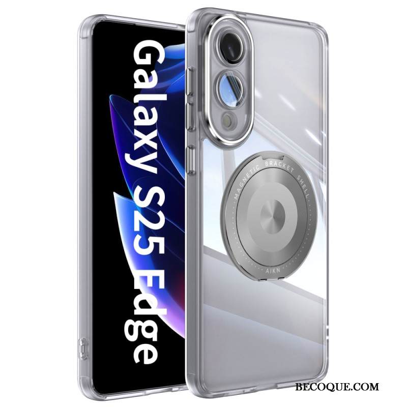 Kuori Samsung Galaxy S25 5g Edge Pyörivä Kiinnitys Ja Linssinsuojus