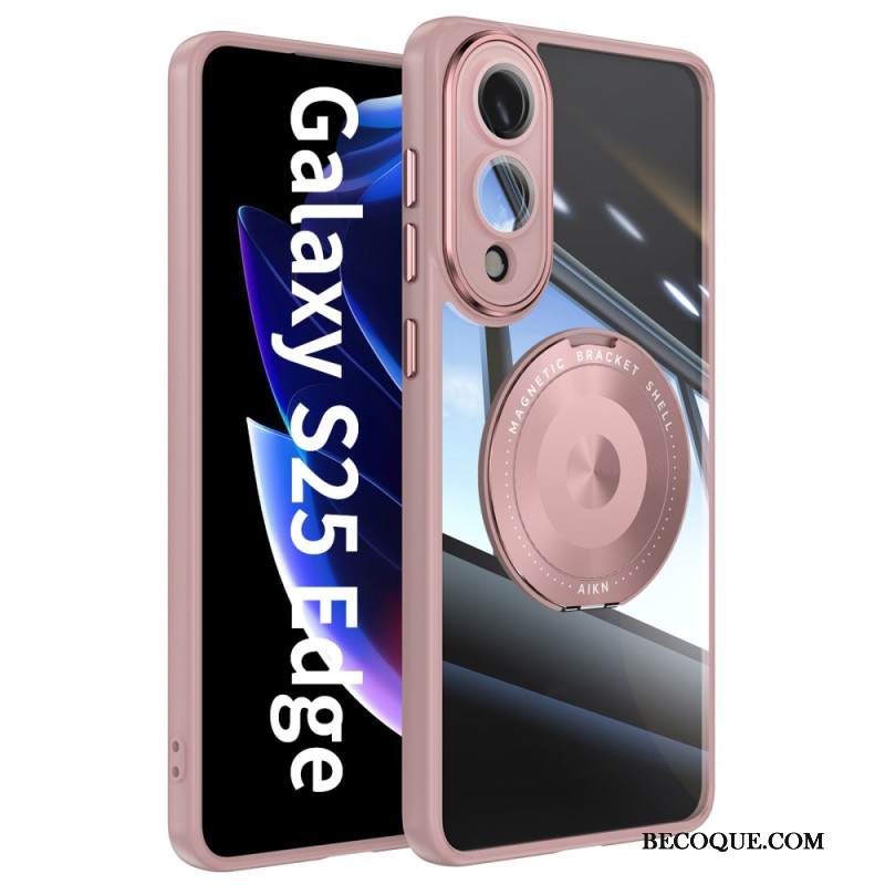 Kuori Samsung Galaxy S25 5g Edge Pyörivä Kiinnitys Ja Linssinsuojus