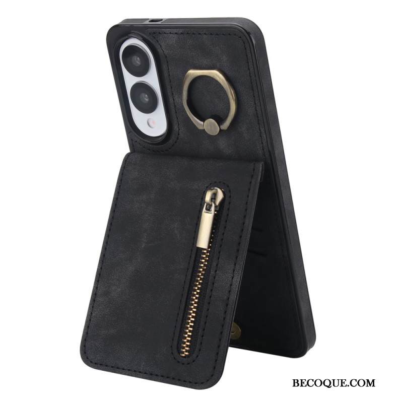 Kuori Samsung Galaxy S25 5g Edge Vetoketjullinen Lompakko Ja Rfid-teknologia