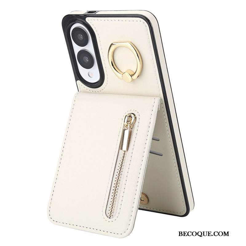 Kuori Samsung Galaxy S25 5g Edge Vetoketjullinen Lompakko Ja Rfid-teknologia