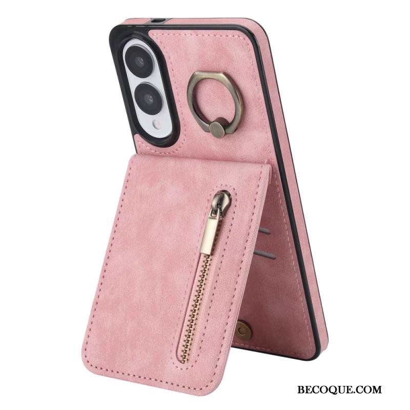 Kuori Samsung Galaxy S25 5g Edge Vetoketjullinen Lompakko Ja Rfid-teknologia